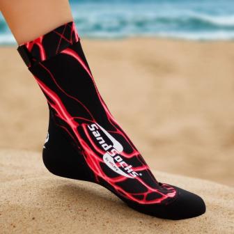 Носки для пляжного волейбола VINCERE RED LIGHTNING SAND SOCKS - купить в интернет магазине Acrobat24.ru 