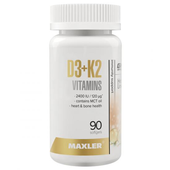 Maxler Vitamin D3 + K2 90 softgels - в интернет магазине Acrobat24.ru 