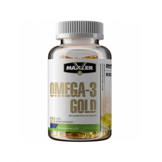 Жирные кислоты Maxler Omega-3 Gold 120 кап. - в интернет магазине Acrobat24.ru 