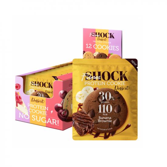 Печенье FitnesShock Dessert 35 гр. (Банановый брауни) - в интернет магазине Acrobat24.ru 
