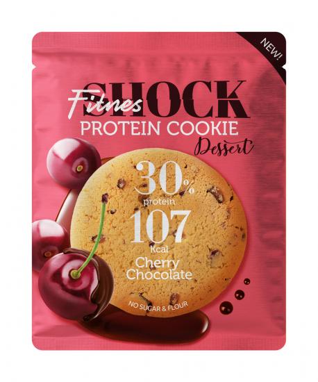 Печенье FitnesShock Dessert 35 гр. (Вишня — шоколад) - в интернет магазине Acrobat24.ru 