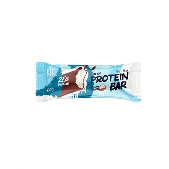 Батончик протеиновый FitKit Protein Bar 60 гр. (Кокосовое суфле) - в интернет магазине Acrobat24.ru 